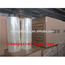 transparent carton sealing bopp tape